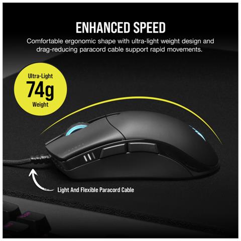 Mouse Ottico Sabre Pro Rgb 18000dpi 6 Tasti Usb - Foto 14
