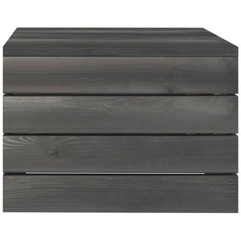 Set Divani da Giardino su Pallet 2 pz con Cuscini Massello Pino - Foto 2