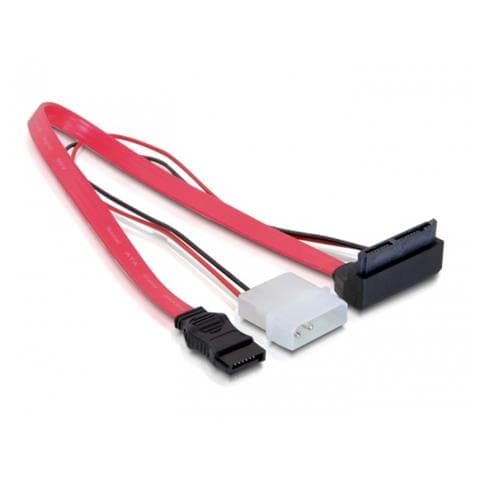 SATA Cable Micro 0.3m, Rosso - Foto 1