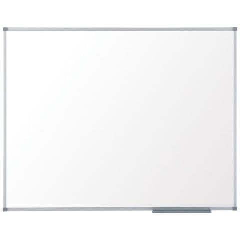Nobo Lavagna bianca magnetica in acciaio Basic 900x600 con bordo basico - Foto 1