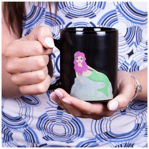 Mermaid Multicolore Universale 1pezzo (i) bicchiere e tazza - Foto 5