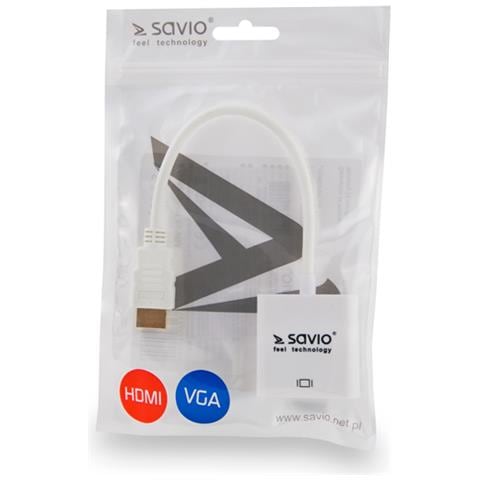 CL-27 HDMI VGA Bianco cavo di interfaccia e adattatore - Foto 2