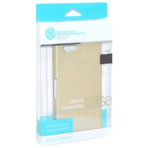 Nillkin Custodia Frosted Shell Posteriore Rigida Antiscivolo Microsoft Lumia 550 Gold - Foto 2