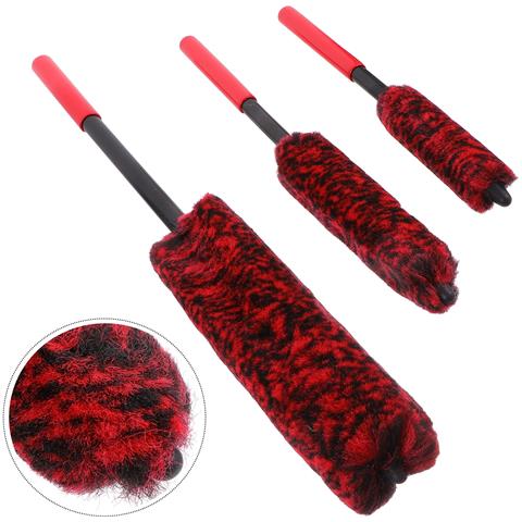 INLAW 3pcs Spazzole Per Mozzo Della Ruota Per Auto Spazzole Per Pulizia Della Ruota Automobilistica (colore Assortito) | Spugne Panni E Pennelli
