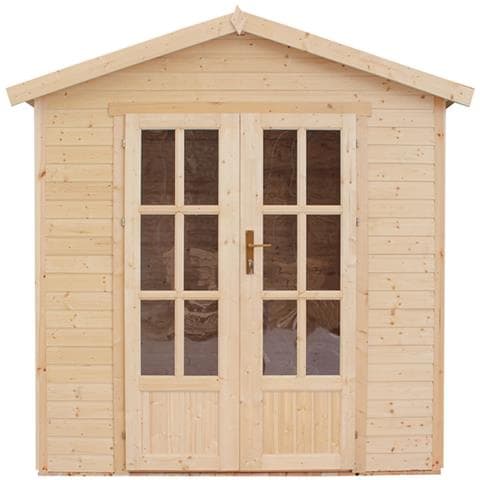 M351fb Ufficio In Legno Da Giardino, Capanno In Legno Multifunzione W233xd222xh233cm, Cabina Da Giardino, Ufficio Prefabbricato Da Esterno - Foto 2