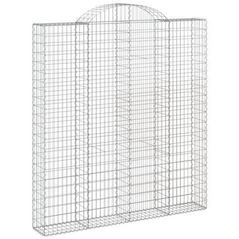 Cesto Gabbione Ad Arco 200x30x220/240 Cm Ferro Zincato - Foto 1