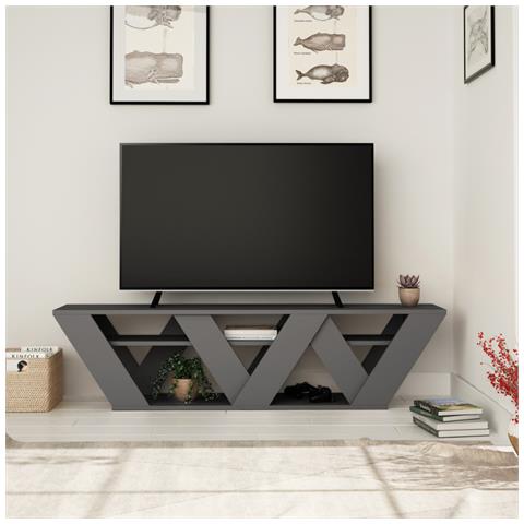 Mobile Tv Design Grigio Antracite 158 Cm Noli - Foto 2