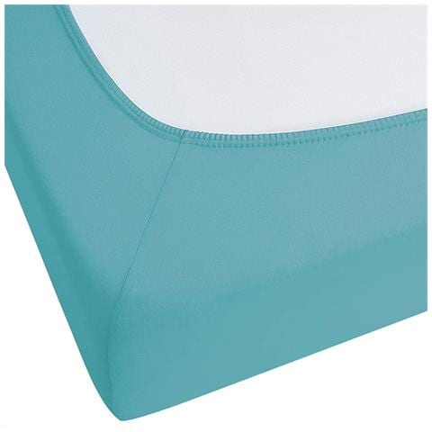 Coprimaterasso Elasticizzato Hofuf Cotone Turchese - Foto 5