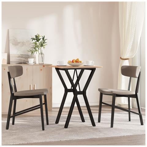 Telaio Gambe A Y Per Tavolo Da Pranzo 40x40x73 Cm In Ghisa - Foto 3