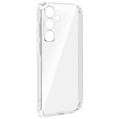 Cover Per Samsung Galaxy S24 Plus Silicone Antishock Angoli Rinforzati, Trasparente - Foto 5