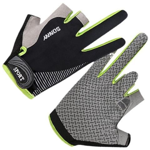 Guanti Da Ciclismo Touchscreen A Tre Dita Multicolor Xl - Foto 1