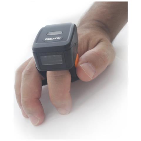 APPLS14R2D lettore di codici a barre Lettore di codici a barre indossabile 1D / 2D CMOS Nero, Arancione - Foto 2