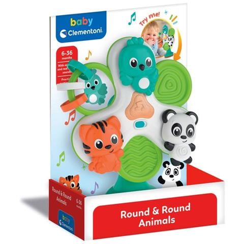 Round E Round Animals Gioco Con Ventosa Per Seggiolone Interattivo - Foto 2