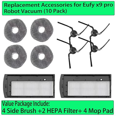 Cuscinetti Di Ricambio In Tessuto Per Aspirapolvere Robot Eufy - Foto 2