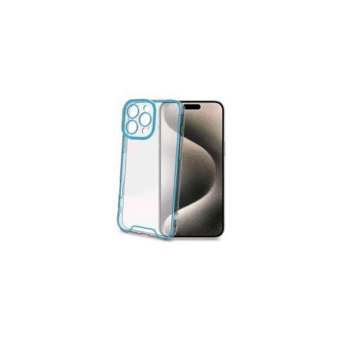Apple Iphone 16 Pro Max Cover Glow In Tpu Trasparente /azzurro - Foto 1