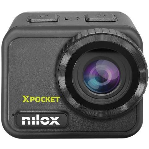 Action Cam XPOCKET con Displey LCD 2.1" Formato Video 4K Ultra HD CMOS MicroSD Colore Nero - Foto 1