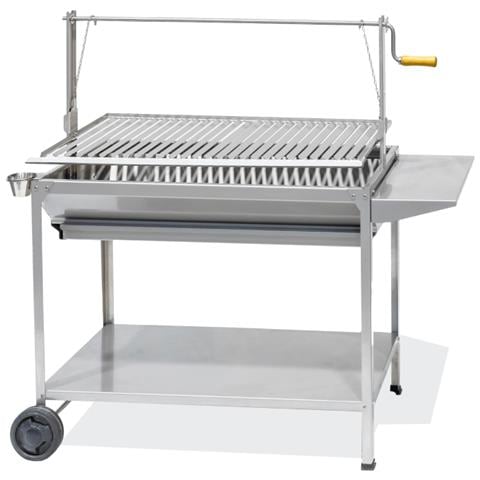 Barbecue Argentino Esclusivo In Acciaio Inossidabile. 100 Cm E 80 Cm - Foto 1