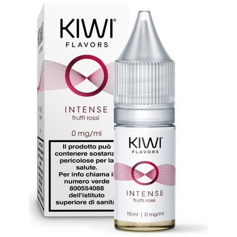0mg - Intense - Liquido Pronto 10ml - Kiwi Vapor (frutti Rossi E Menta) - Foto 1