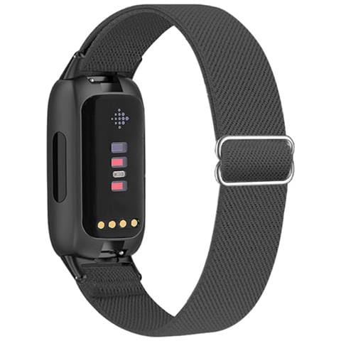 Cinturino Fitbit Inspire 3 In Nylon Elastico Darkgrey - Foto 2