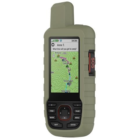 Custodia In Silicone Per Garmin Gpsmap 66i 67i - Protezione Migliorata Green - Foto 6