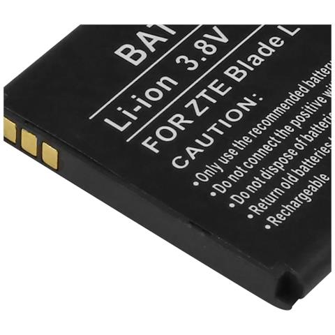 Batteria Sostitutiva Per Zte Blade L110 Li-ion 3,8v 1200mah 4,6wh - Foto 2