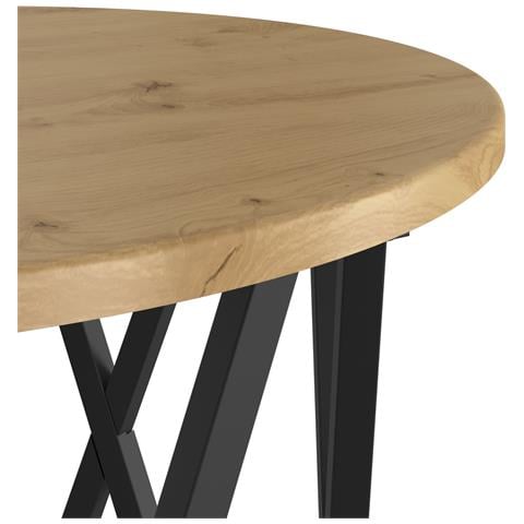 Tavolini Nesting 3 pz in Legno Ingegnerizzato Rovere Artigianale - Foto 9