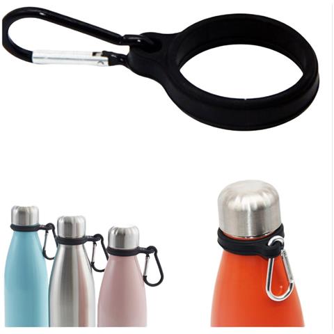 Confezione Da 3 Supporti Portatili In Silicone Per Bottiglie Swell Cola Con Clip A Moschettone - Foto 2
