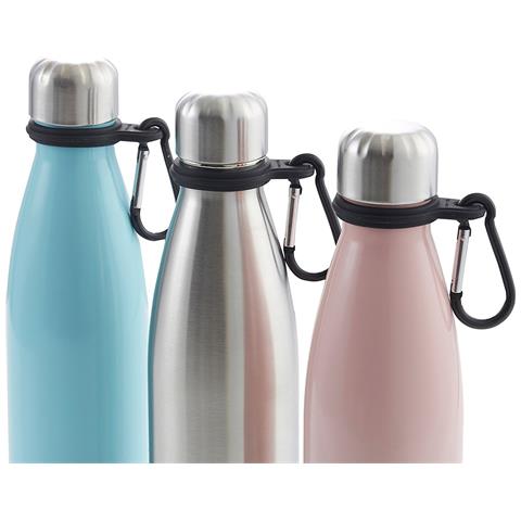 Confezione Da 3 Supporti Portatili In Silicone Per Bottiglie Swell Cola Con Clip A Moschettone - Foto 1