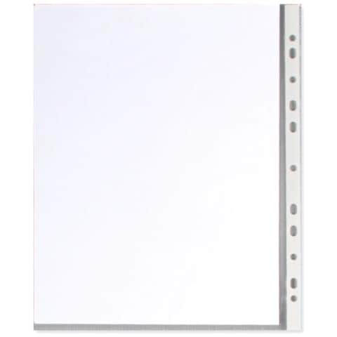 100 Fogli A4 Buste Trasparenti In Pp - Porta Documenti Con 11 Fori - Foto 1