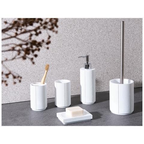 Set Da 5 Accessori Per Il Bagno Huallaga Bianco - Foto 1