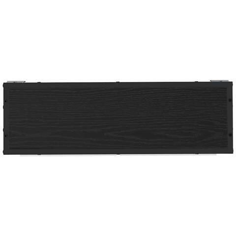 Mobiletto per specchio da bagno Rovere nero 65 x 20 x 60 cm - Foto 9