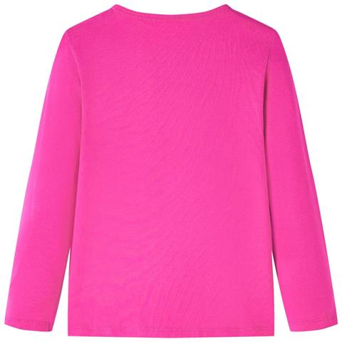 Maglietta da Bambina a Maniche Lunghe Rosa Scuro 128 - Foto 2