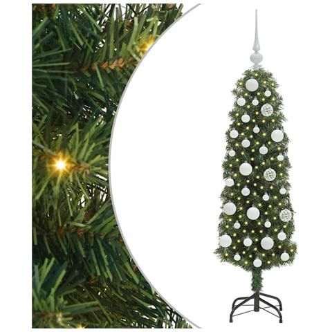 Albero di Natale artificiale con 150 LED Verde 120 cm - Foto 1