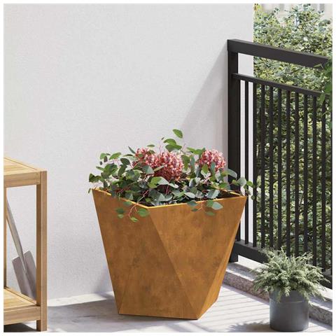 Fioriera Ruggine 40 x 40 x 40 cm - Foto 2