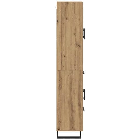 Credenza con cassetto Rovere artigianale 69,5 x 34 x 180 cm - Foto 9
