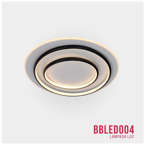 Lampadario Led 70w, Telecomando 2.4g, Luce Regolabile 5400lm Bbled004 - Foto 3