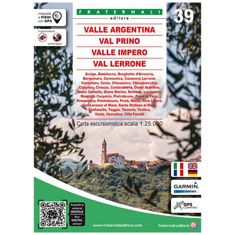 Valle Argentina Valle Prino, Valle Impero, Val Lerrone 1:25.000 - Foto 1