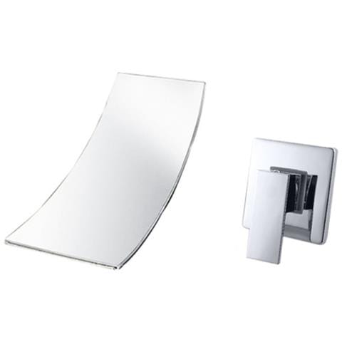 Rubinetto per lavabo da bagno, Blackswan, modello a cascata M2, cromato, misura 18 cm - Foto 1