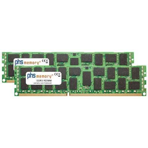 Kit Memoria Ram Da 64gb (2x32gb) Phs Per Server Supermicro A+ 2122tc-h6rf4 Ddr3 Rdimm 1333mhz Pc3l-10600r (sp159976) - Foto 1