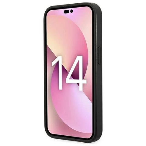 Karl Lagerfeld Klhcp14lsapchk Custodia Per Iphone 14 Pro 6.1 Nera /nera Saffiano Choupette Head Patch - Foto 2