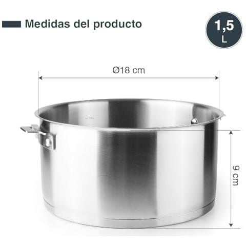 56618 - Corpo per casseruola combinata, acciaio inox 18/10, alluminio - Foto 2