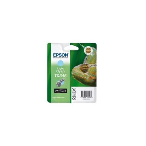 C13T03454020 Cartuccia Ink Originale Ciano Chiaro Stylus Foto 2100 Capacità 440 Pagine - Foto 1