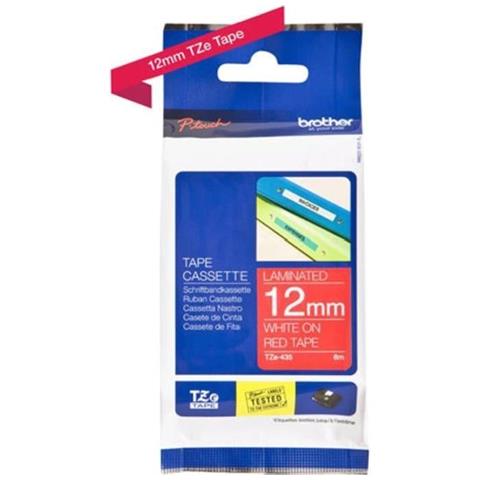 Nastro Etichette per Stampanti Formato 12 x 8 mm Bianco e Rosso - Foto 2