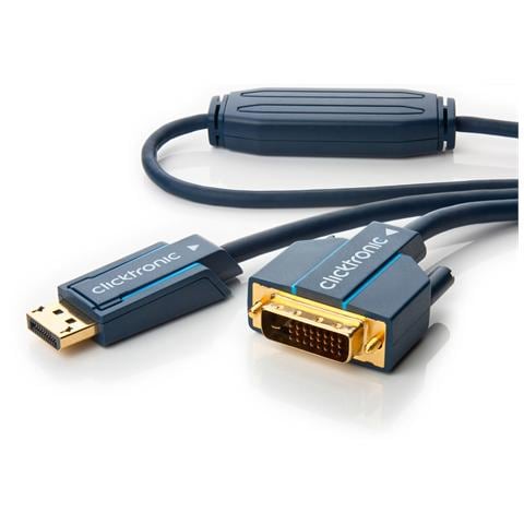 Cavo Adattatore Displayport Mini Dp/Maschio - Dvi(24+1)/Maschio Mt. 1