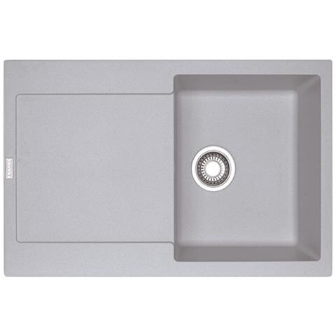 Lavello MRG611AL 1 Vasca Gocciolatoio Reversibile Dimensioni 78 x 50 cm Colore Alluminio Serie Maris - Foto 4