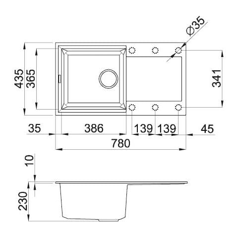 LAV. EASY 290 78x43.5 1VG TORTORA 43 TORTORA 43 1 - Foto 2