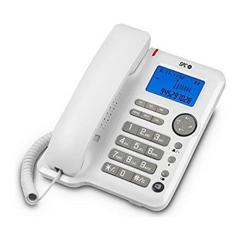 Telefono Fisso 3608b Lcd Bianco - Foto 5