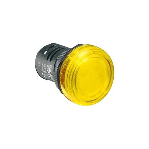 Indicatore Led 220v Luce Fissa Serie 8lm 22mm Giallo 8lp2tilm5p - Foto 1