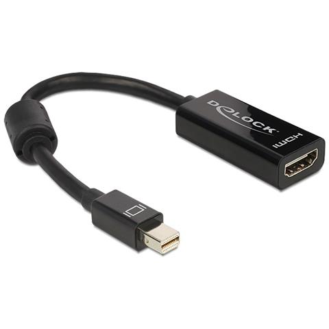 Adapter mini Displayport / HDMI mini Displayport 20-pin M HDMI 19-pin FM Nero cavo di interfaccia e adattatore - Foto 2