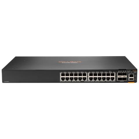 Aruba Networking Aruba 6300F 24-port 1GbE & 4-port SFP56 Gestito L3 Gigabit Ethernet (10/100/1000) 1U Grigio - Foto 1